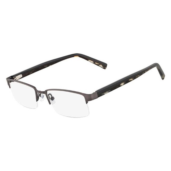 New Nautica N-7229 033 Brushed Gunmetal Eyeglasses 53/18/140